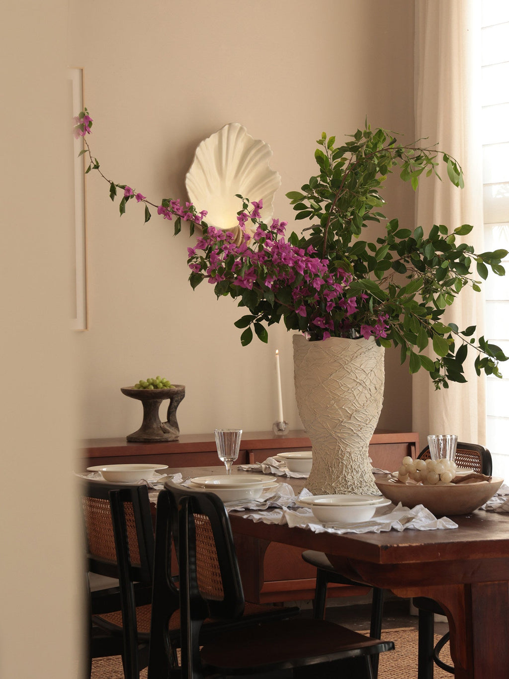 Scallop Shell Wall Sconce — Wall Sconce | Maison Monashee — view 5