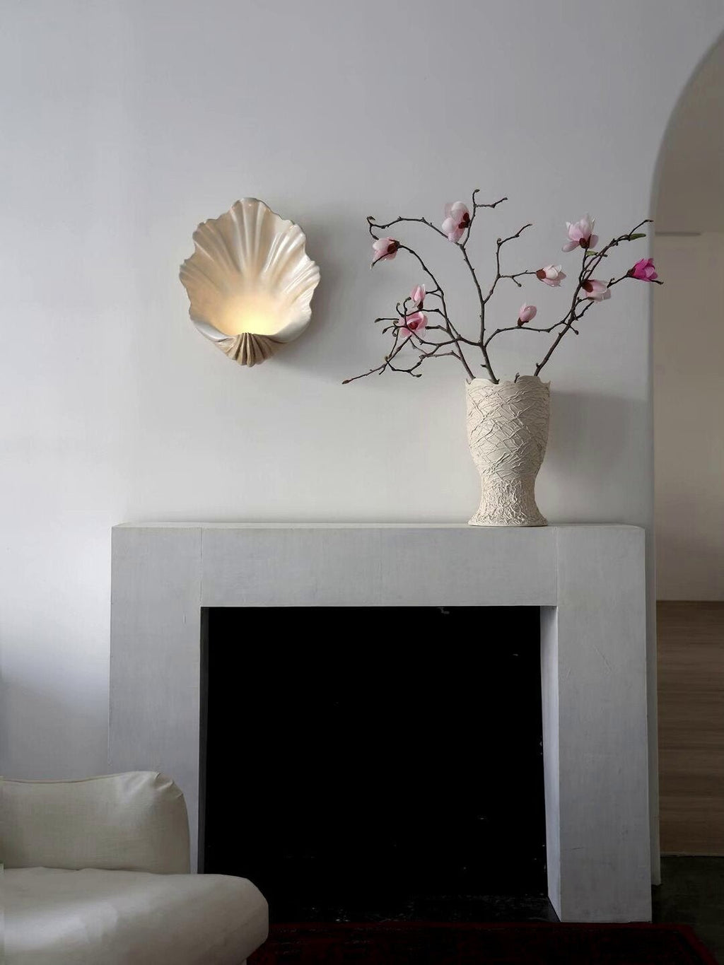 Scallop Shell Wall Sconce — Wall Sconce | Maison Monashee — view 13