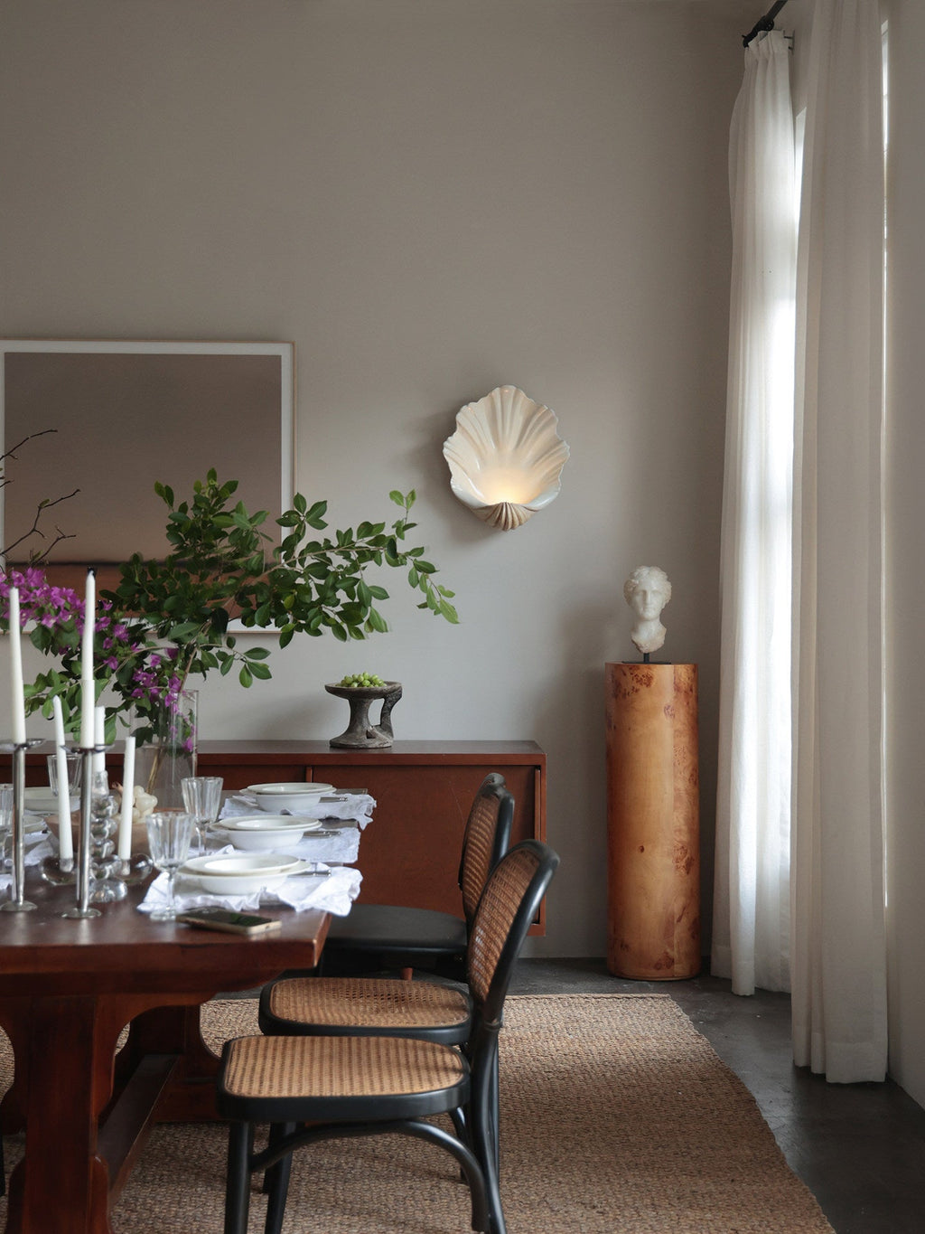 Scallop Shell Wall Sconce — Wall Sconce | Maison Monashee — view 14
