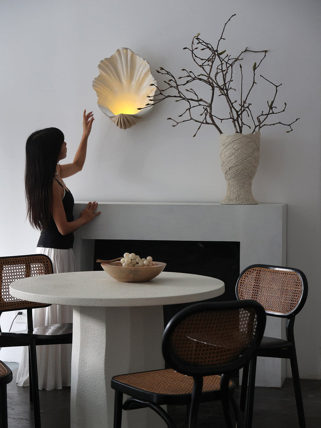 Scallop Shell Wall Sconce — Wall Sconce | Maison Monashee — view 15