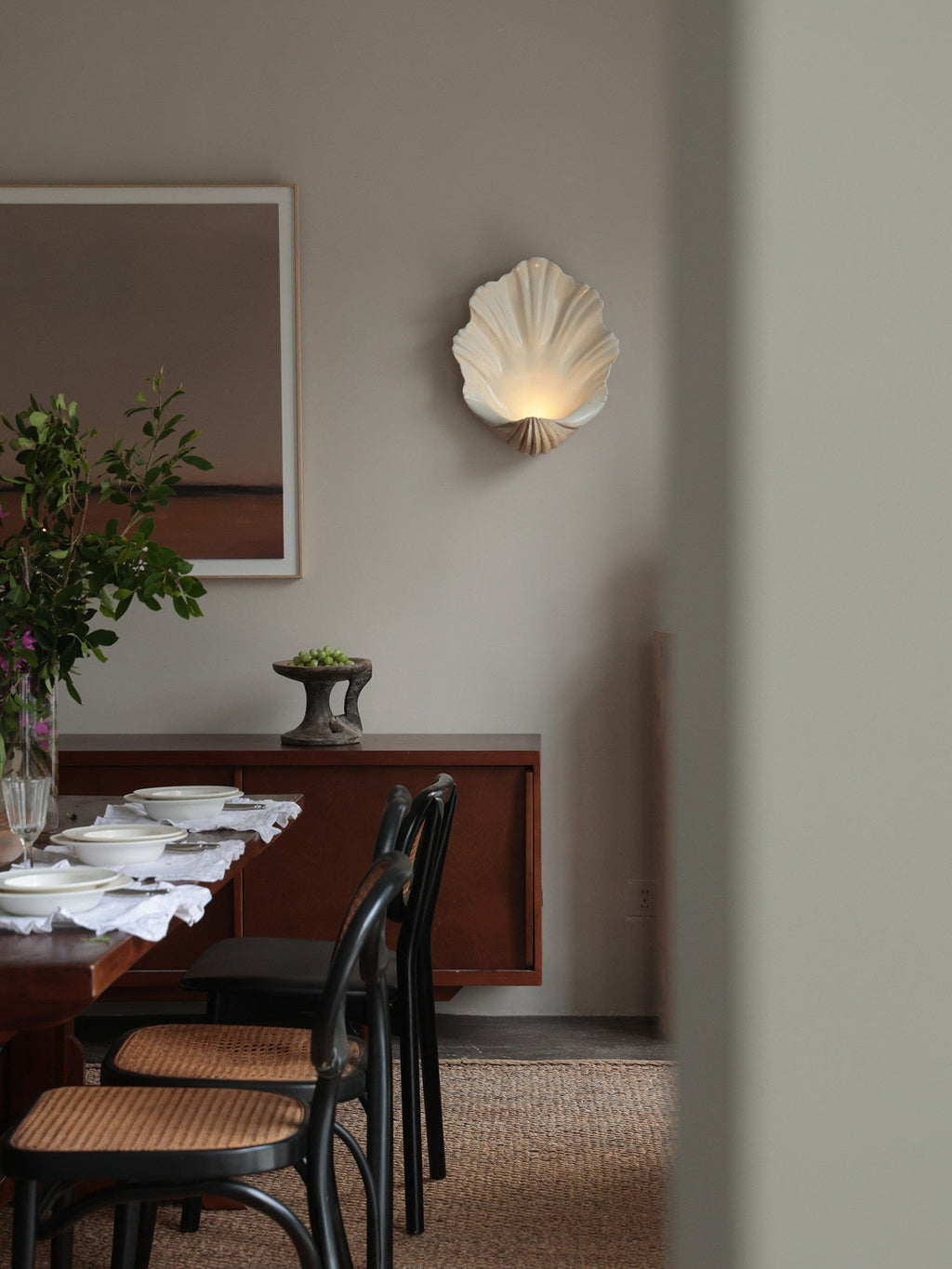 Scallop Shell Wall Sconce — Wall Sconce | Maison Monashee — view 16