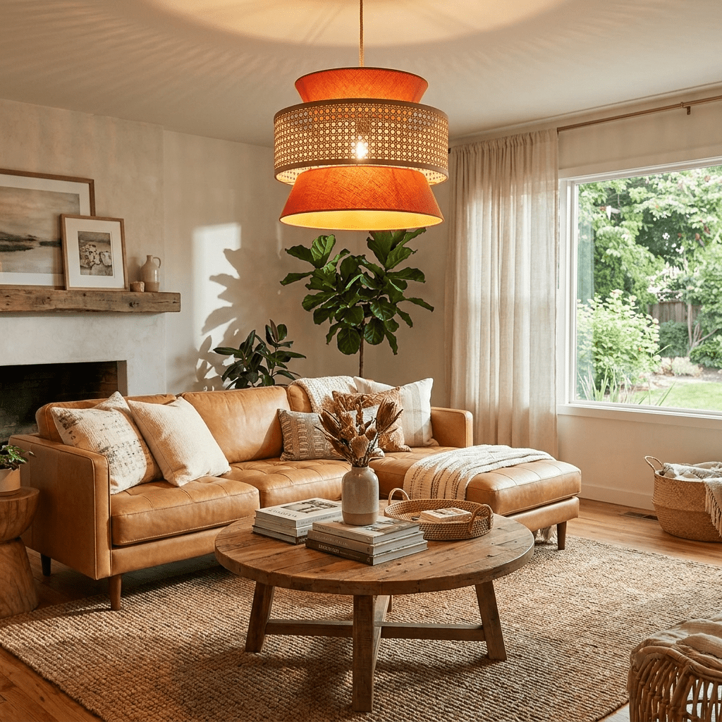 Rattan Kitchen Pendant Light — Pendant Light | Maison Monashee — view 3