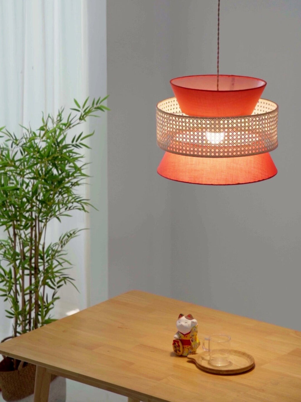 Rattan Kitchen Pendant Light — Pendant Light | Maison Monashee — view 6