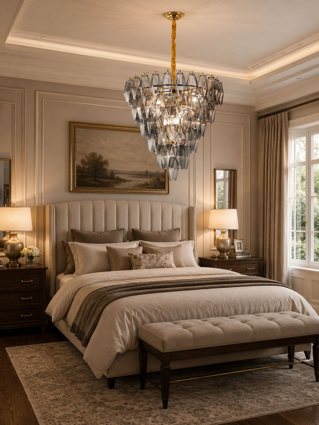 Empire Crystal Chandelier — Chandelier | Maison Monashee — view 3