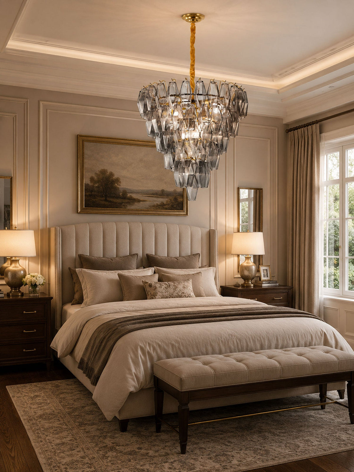 Empire Crystal Chandelier — Chandelier | Maison Monashee — view 3