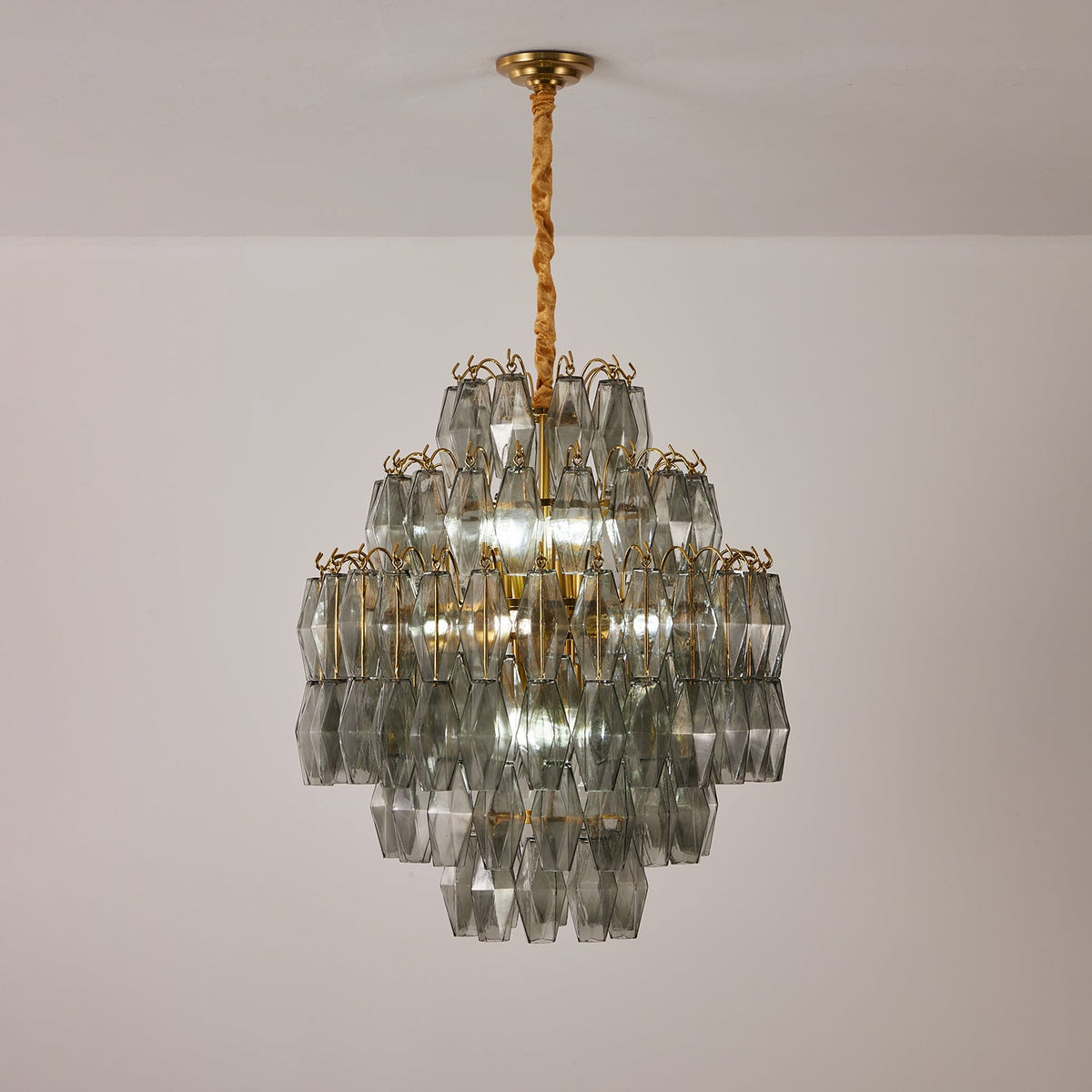 Round Tiered Chandelier — Chandelier | Maison Monashee — view 4