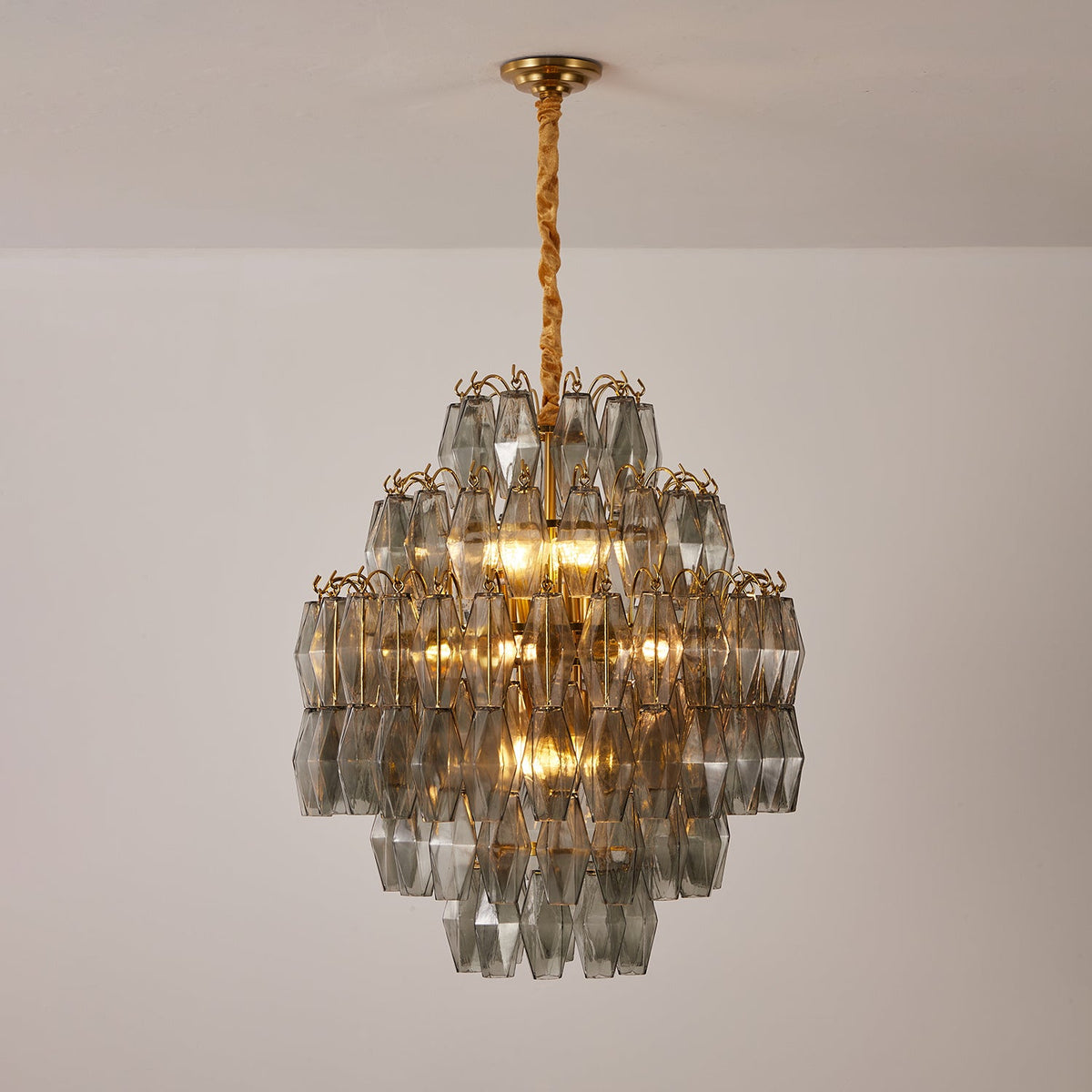 Round Tiered Chandelier — Chandelier | Maison Monashee — view 2