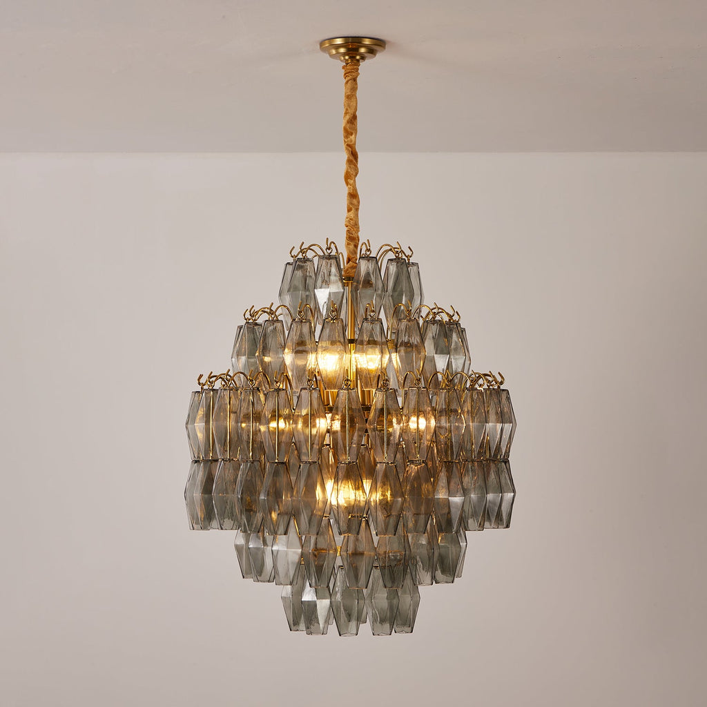 Round Tiered Chandelier — Chandelier | Maison Monashee — view 5