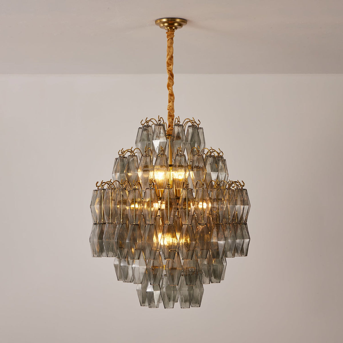 Round Tiered Chandelier — Chandelier | Maison Monashee — view 5