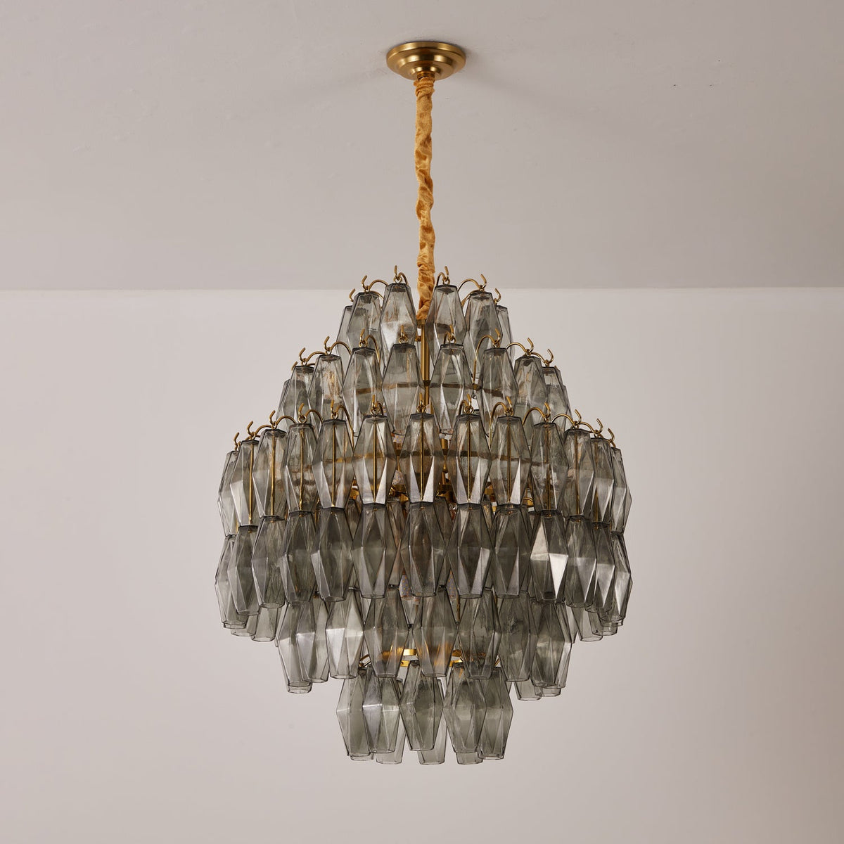 Round Tiered Chandelier — Chandelier | Maison Monashee — view 6