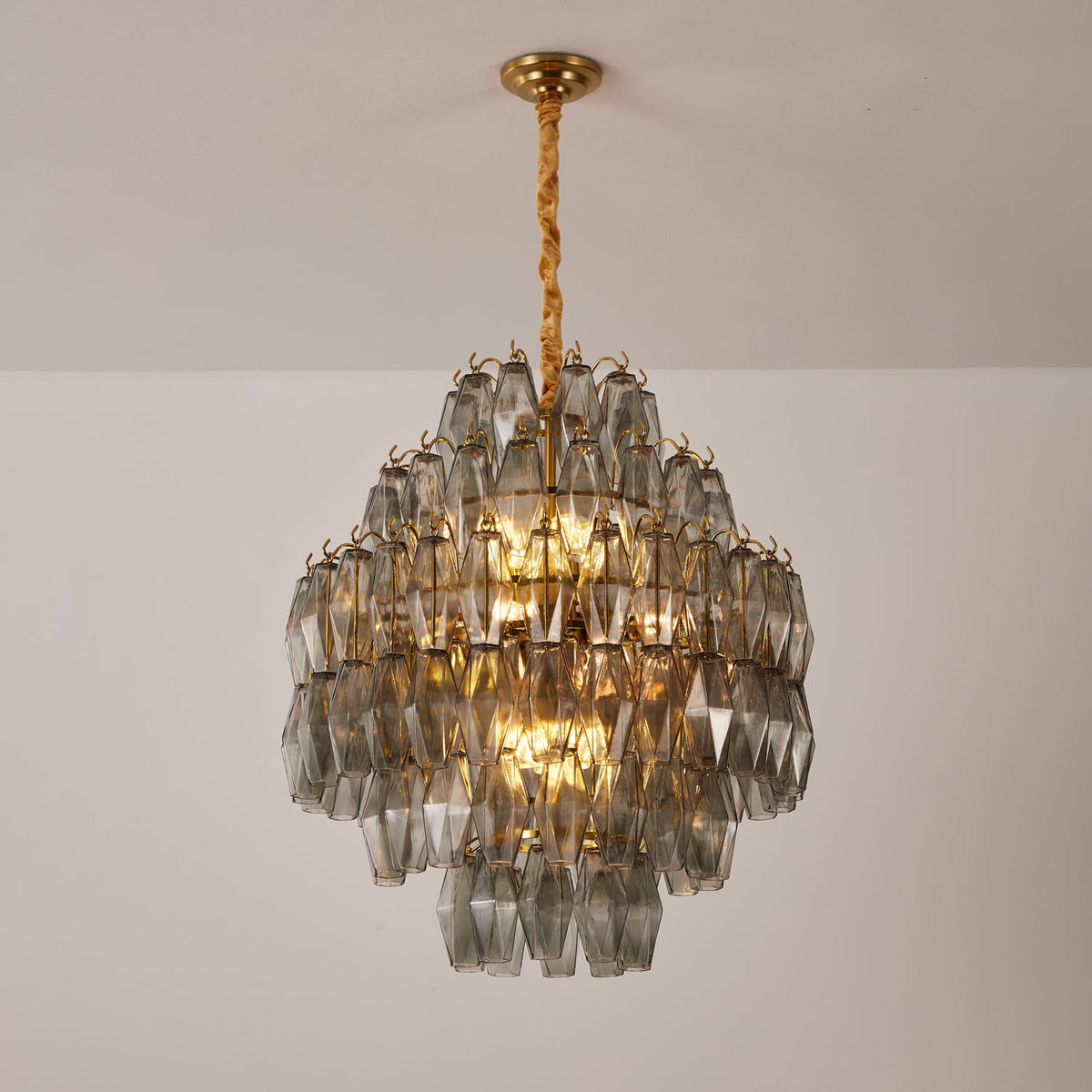 Round Tiered Chandelier — Chandelier | Maison Monashee — view 8
