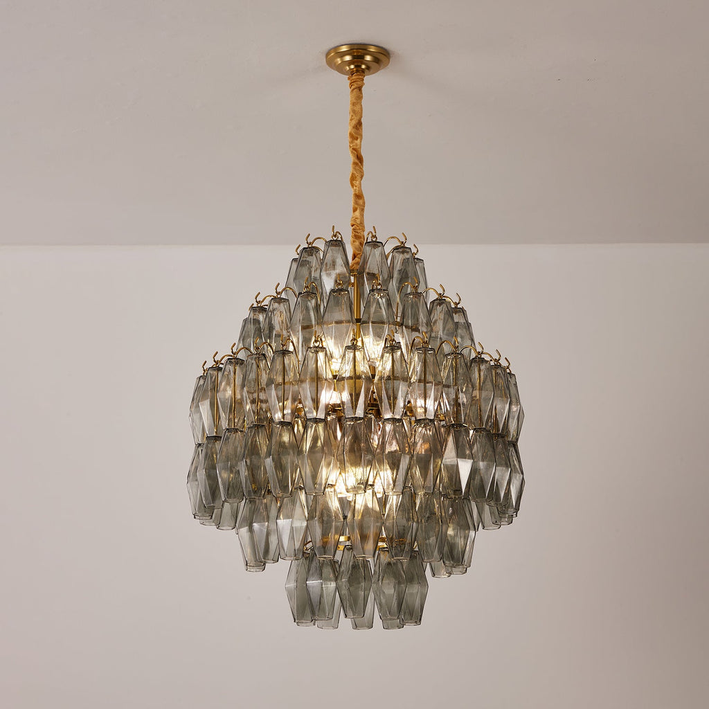 Round Tiered Chandelier — Chandelier | Maison Monashee — view 9