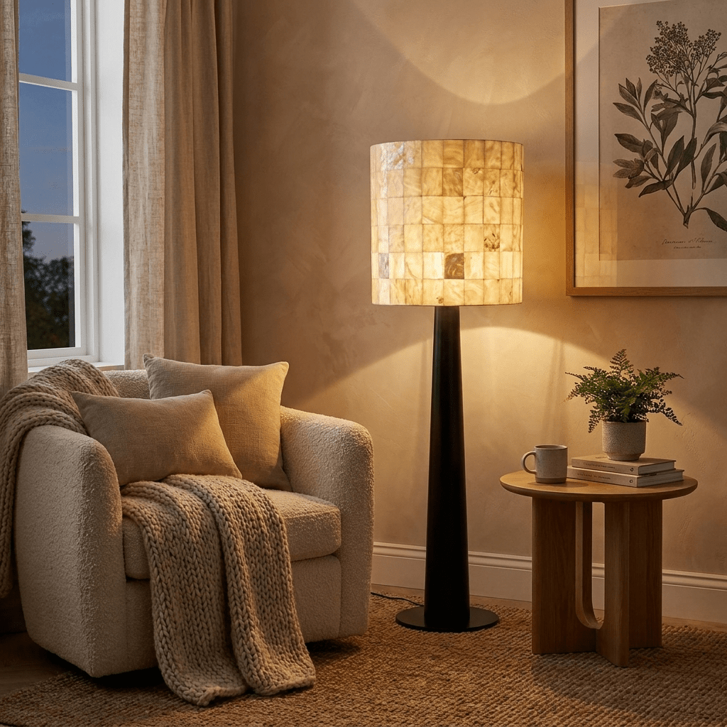 Large Drum Floor Lamp — Floor Lamp | Maison Monashee — view 5