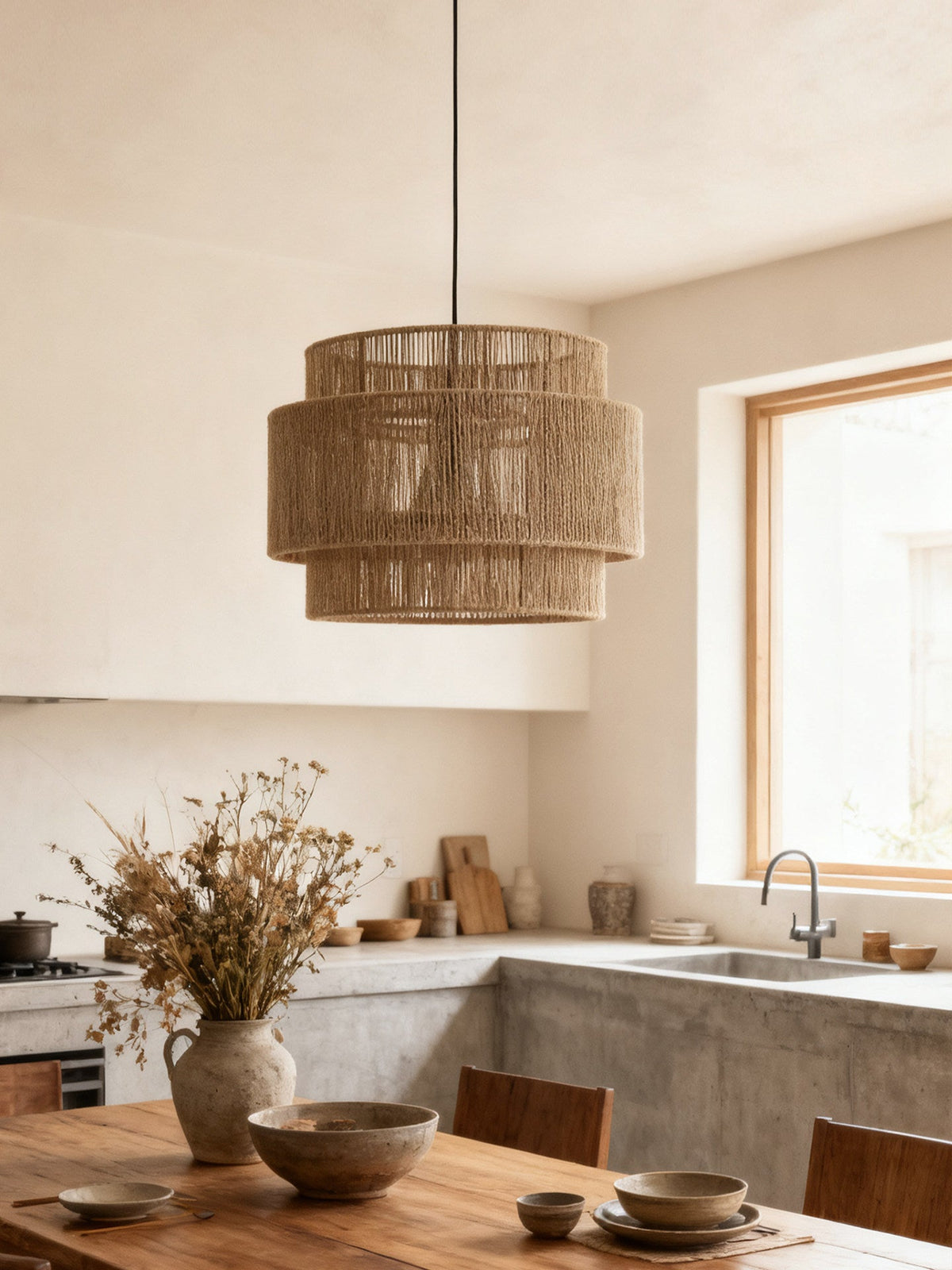 Boho Kitchen Island Lighting — Pendant Light | Maison Monashee — view 4