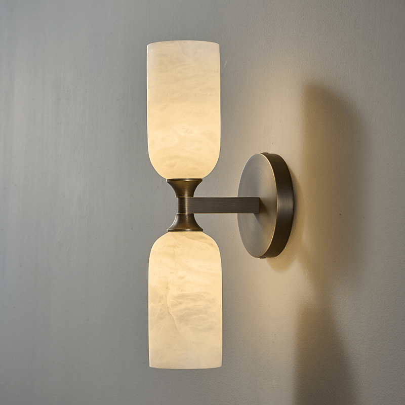 Double Wall Light Brass — Wall Sconce | Maison Monashee — view 8