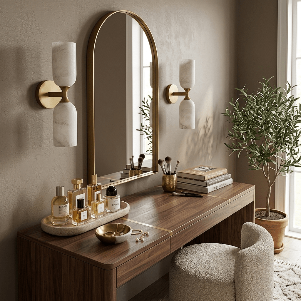 Double Wall Light Brass — Wall Sconce | Maison Monashee — view 3