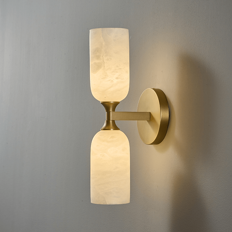 Double Wall Light Brass — Wall Sconce | Maison Monashee — view 6