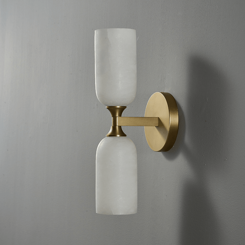 Double Wall Light Brass — Wall Sconce | Maison Monashee — view 7