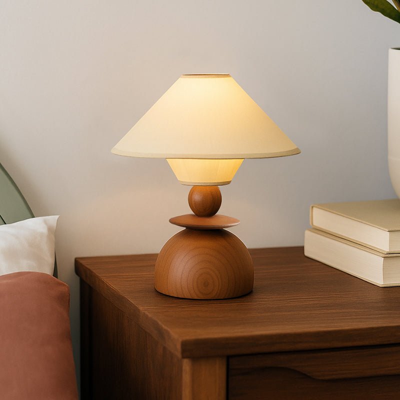 Geometric Bedside Lamp — Table Lamp | Maison Monashee — view 5