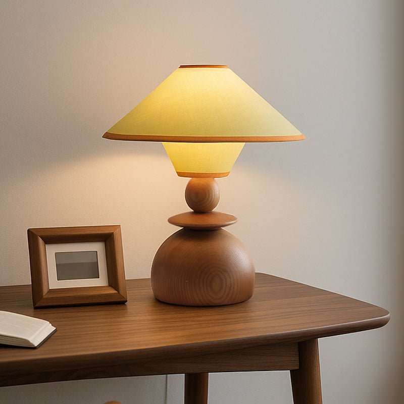 Geometric Bedside Lamp — Table Lamp | Maison Monashee — view 6