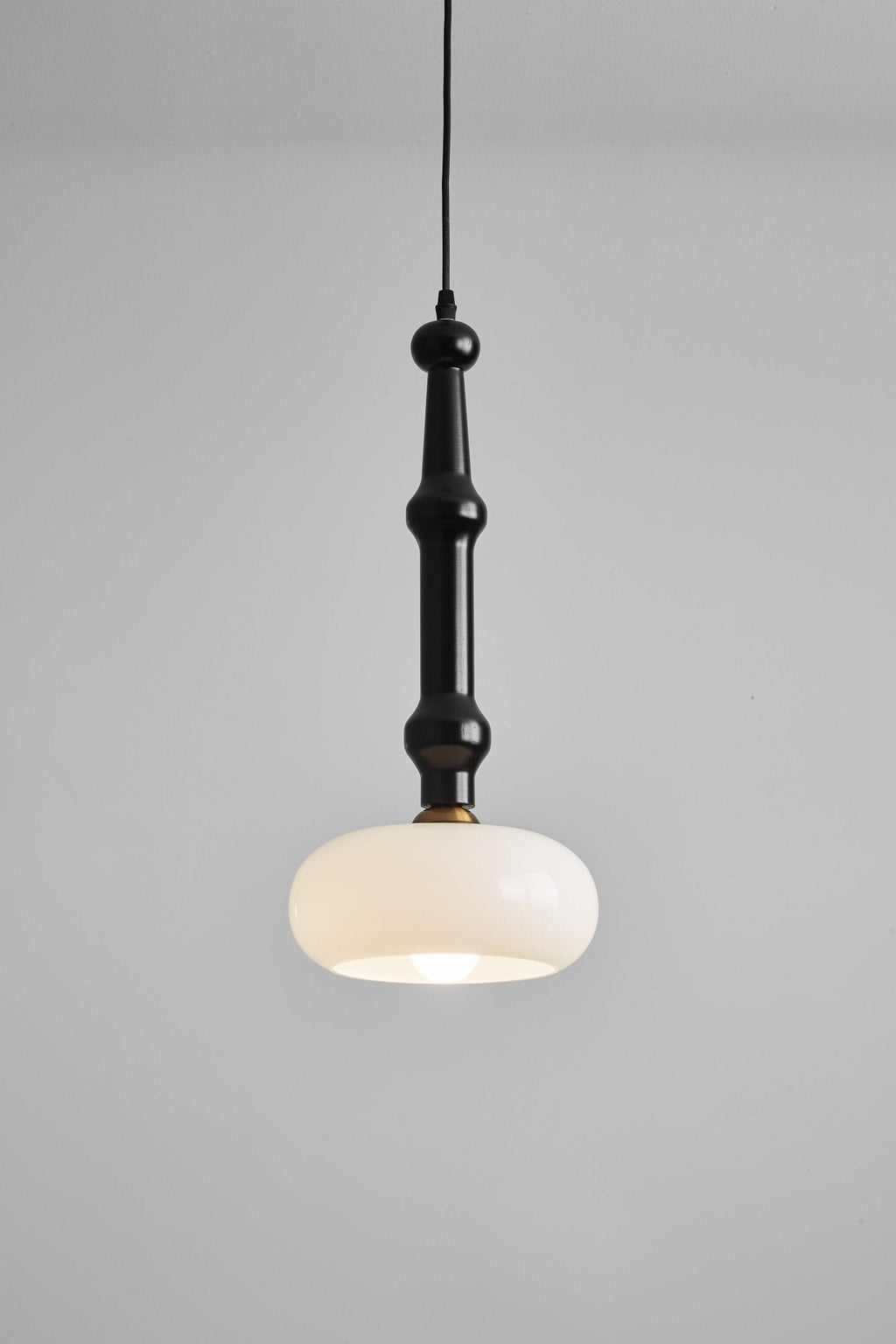 Dark Wood Pendant Light — Pendant Light | Maison Monashee — view 14