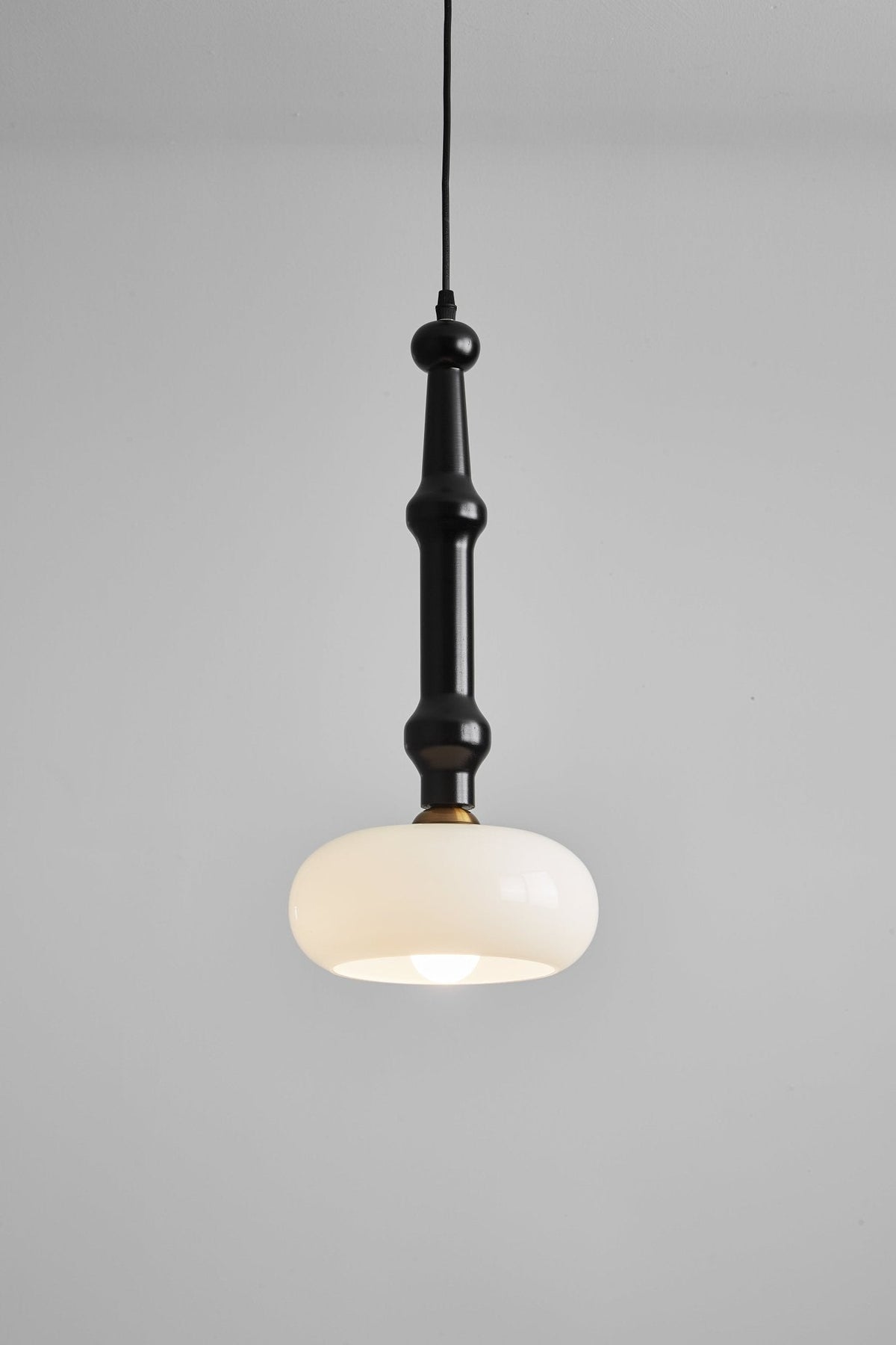 Dark Wood Pendant Light — Pendant Light | Maison Monashee — view 14