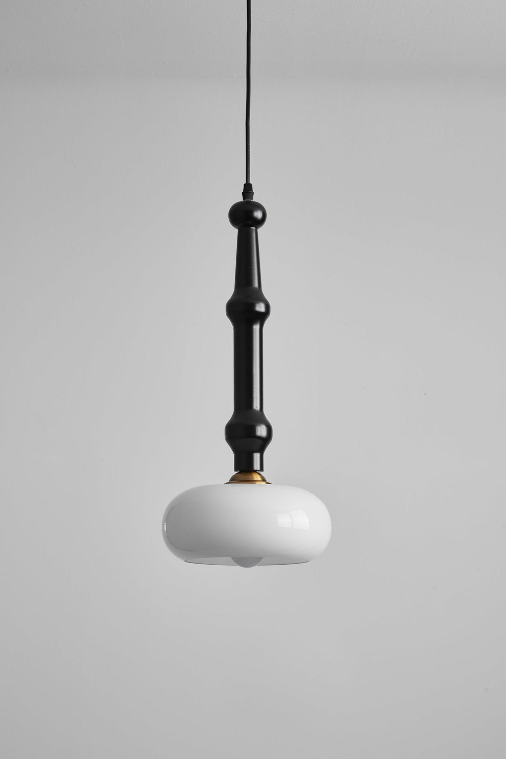 Dark Wood Pendant Light — Pendant Light | Maison Monashee — view 15