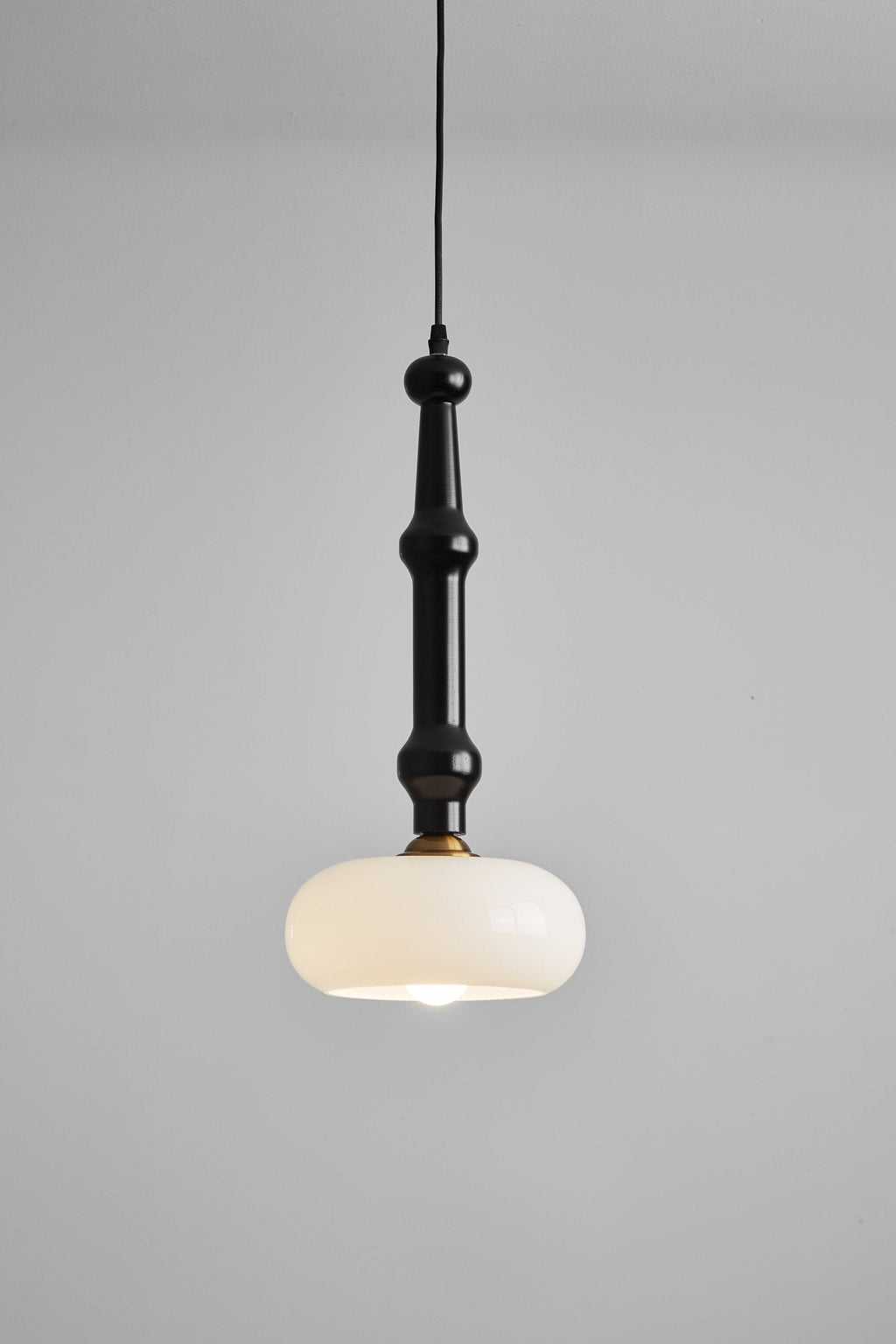 Dark Wood Pendant Light — Pendant Light | Maison Monashee — view 13
