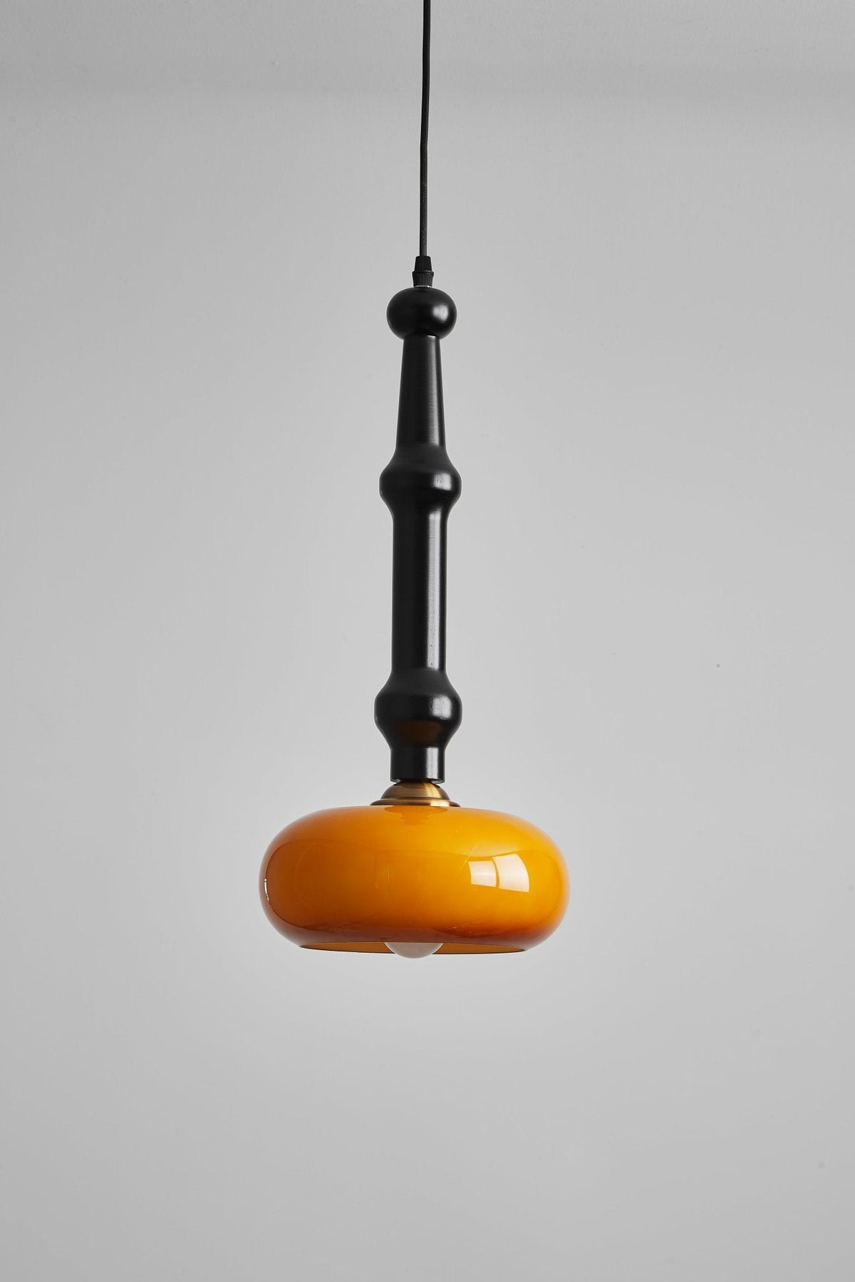 Dark Wood Pendant Light — Pendant Light | Maison Monashee — view 18