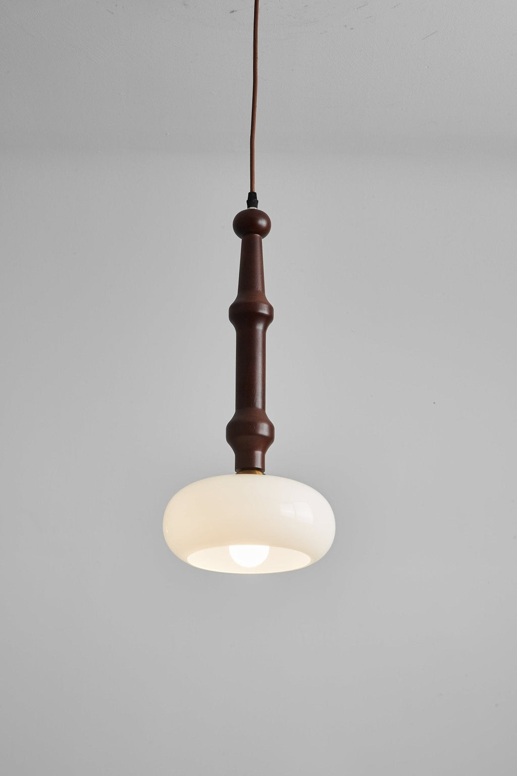 Dark Wood Pendant Light — Pendant Light | Maison Monashee — view 6