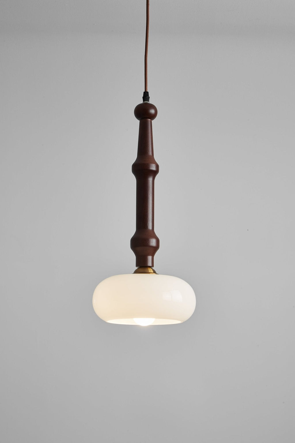 Dark Wood Pendant Light — Pendant Light | Maison Monashee — view 5