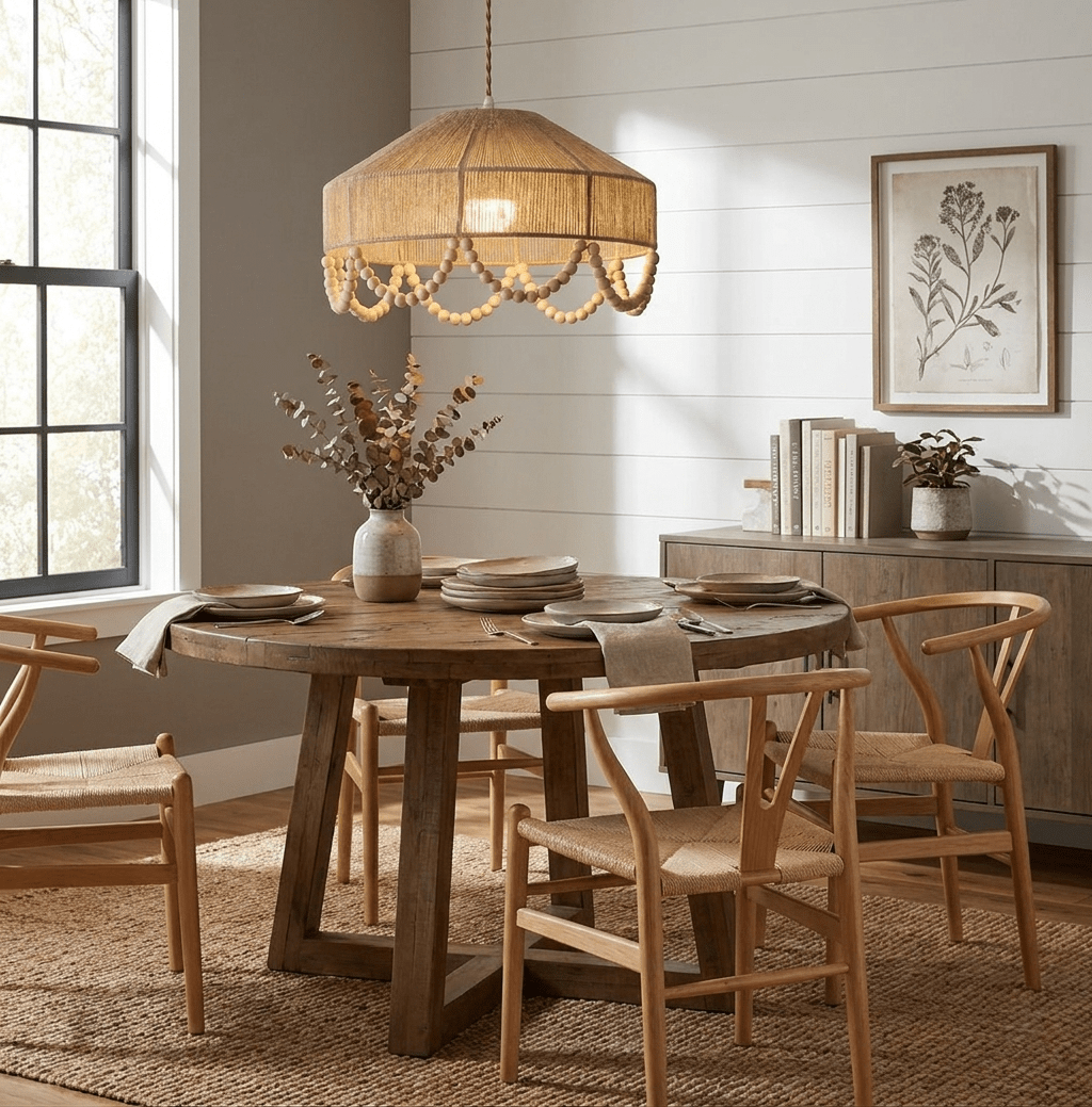 Hemp Rope Pendant Light — Pendant Light | Maison Monashee — view 2
