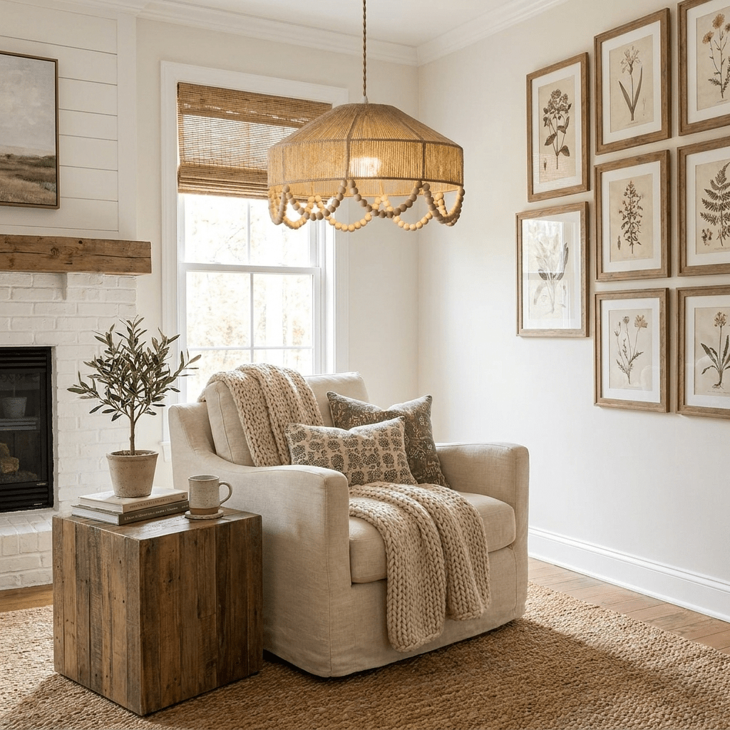 Hemp Rope Pendant Light — Pendant Light | Maison Monashee — view 4
