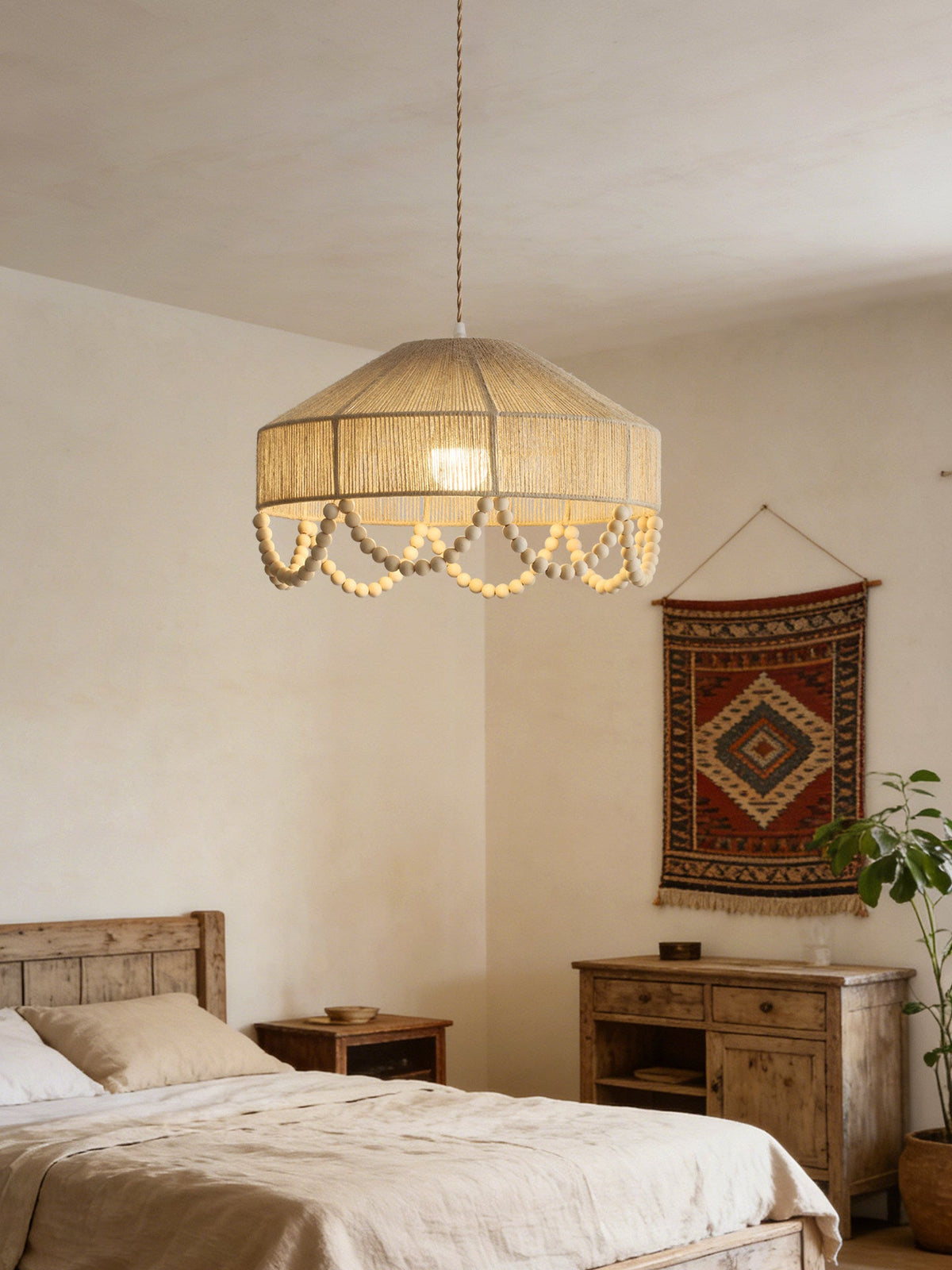 Hemp Rope Pendant Light — Pendant Light | Maison Monashee — view 11