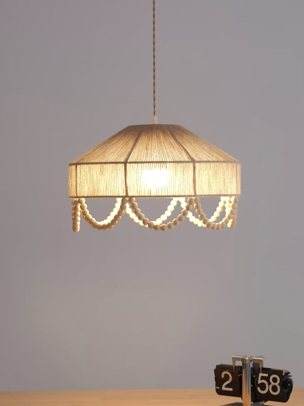 Hemp Rope Pendant Light — Pendant Light | Maison Monashee — view 12