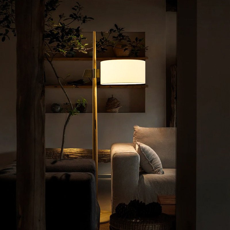 Wood Floor Lamp for Living Room — Floor Lamp | Maison Monashee — view 3