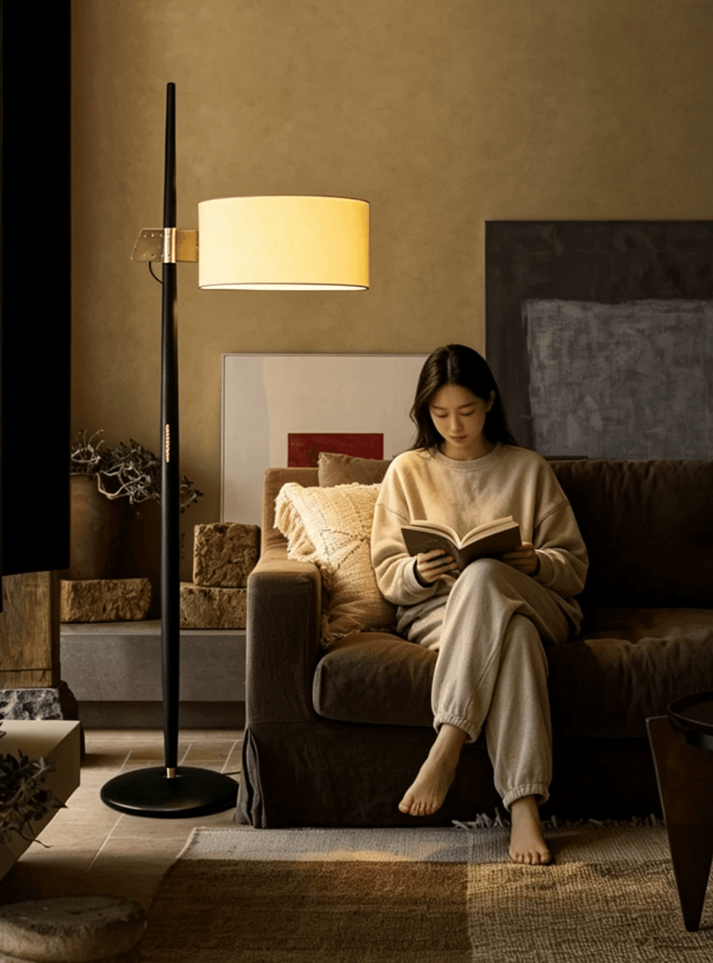 Wood Floor Lamp for Living Room — Floor Lamp | Maison Monashee — view 21