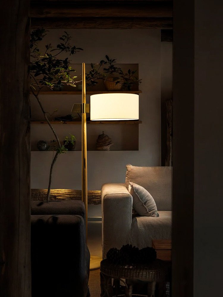 Wood Floor Lamp for Living Room — Floor Lamp | Maison Monashee — view 5