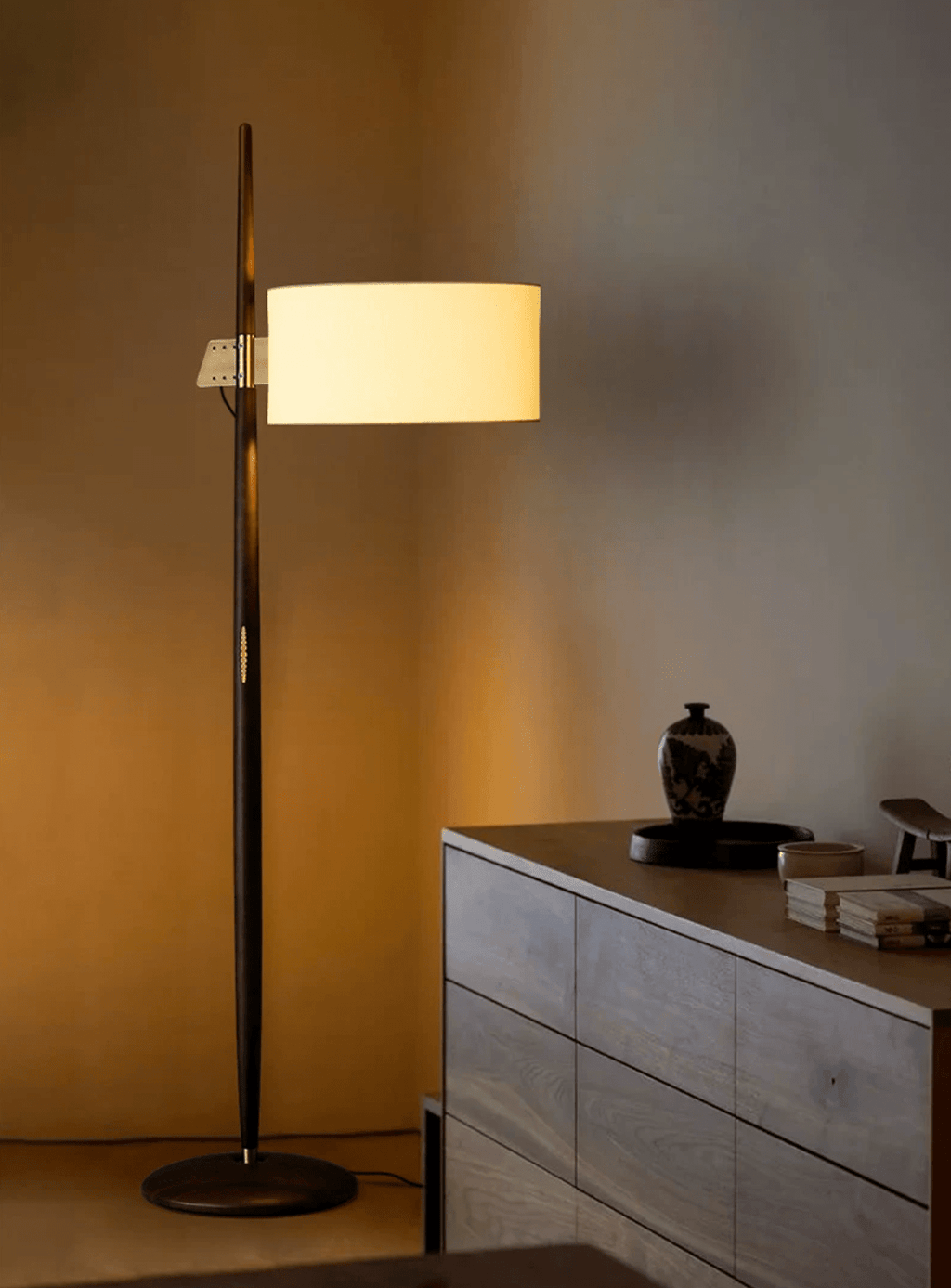 Wood Floor Lamp for Living Room — Floor Lamp | Maison Monashee — view 8