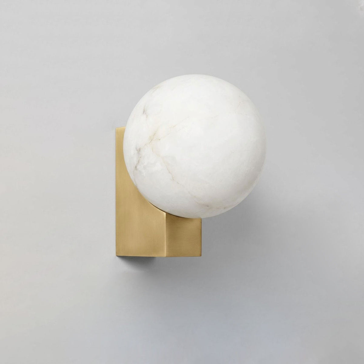 Brass Globe Wall Sconce — Wall Sconce | Maison Monashee — view 9