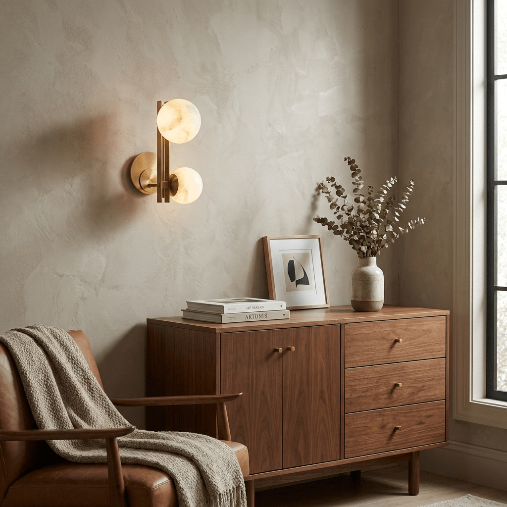 Double Globe Wall Light — Wall Sconce | Maison Monashee — view 2