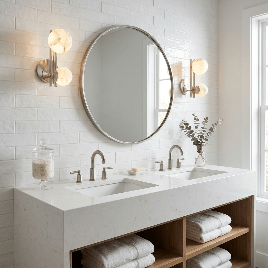 Double Globe Wall Light — Wall Sconce | Maison Monashee — view 3