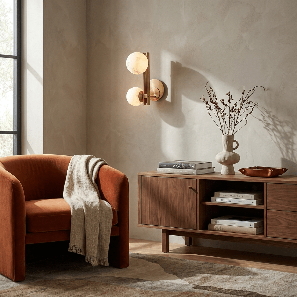 Double Globe Wall Light — Wall Sconce | Maison Monashee — view 4