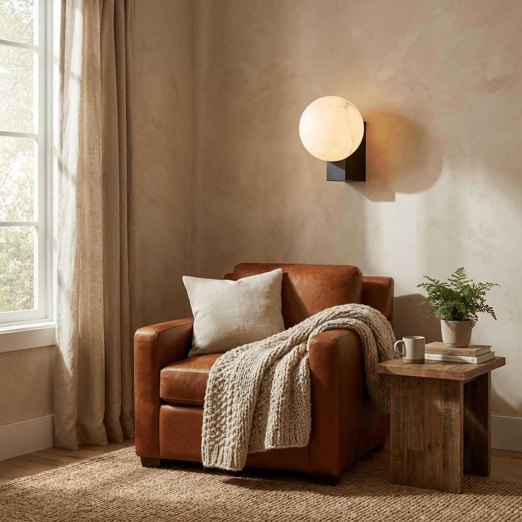 Brass Globe Wall Sconce — Wall Sconce | Maison Monashee — view 7