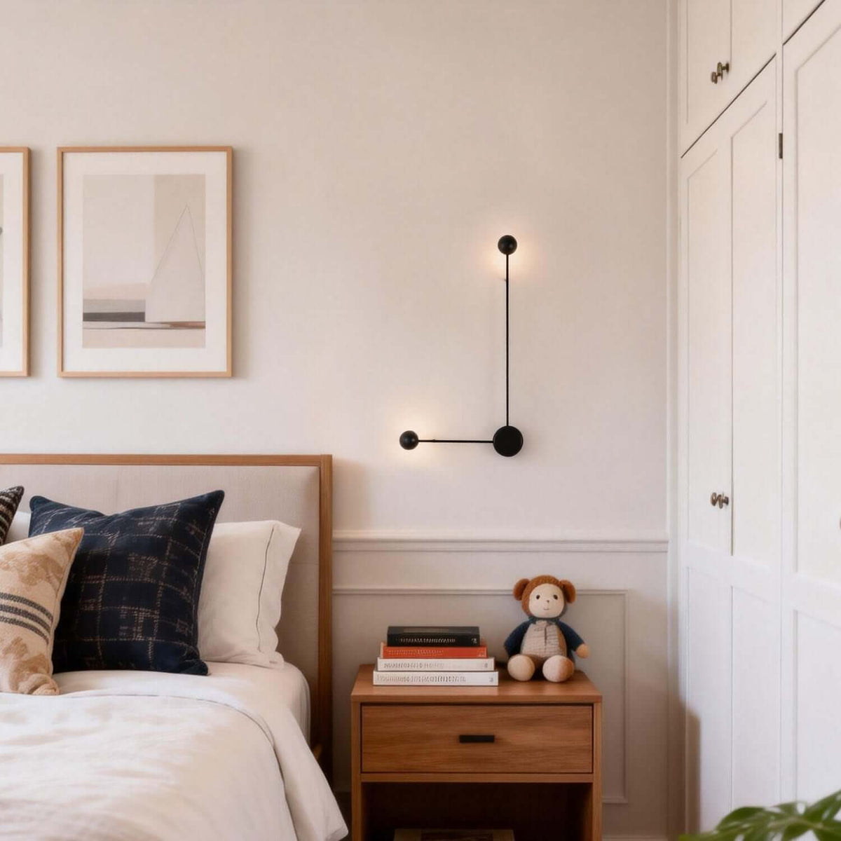 Minimalist Sphere Wall Light — Wall Sconce | Maison Monashee — view 3