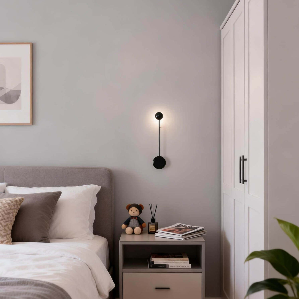 Minimalist Sphere Wall Light — Wall Sconce | Maison Monashee — view 5