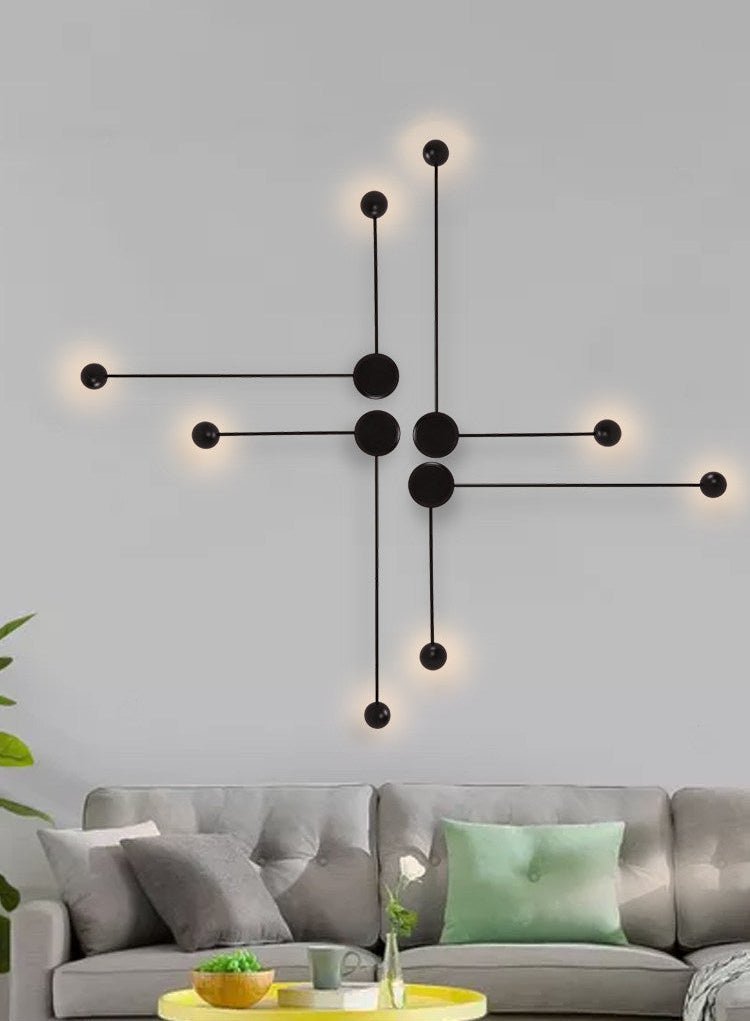 Black LED Wall Light — Wall Sconce | Maison Monashee — view 8