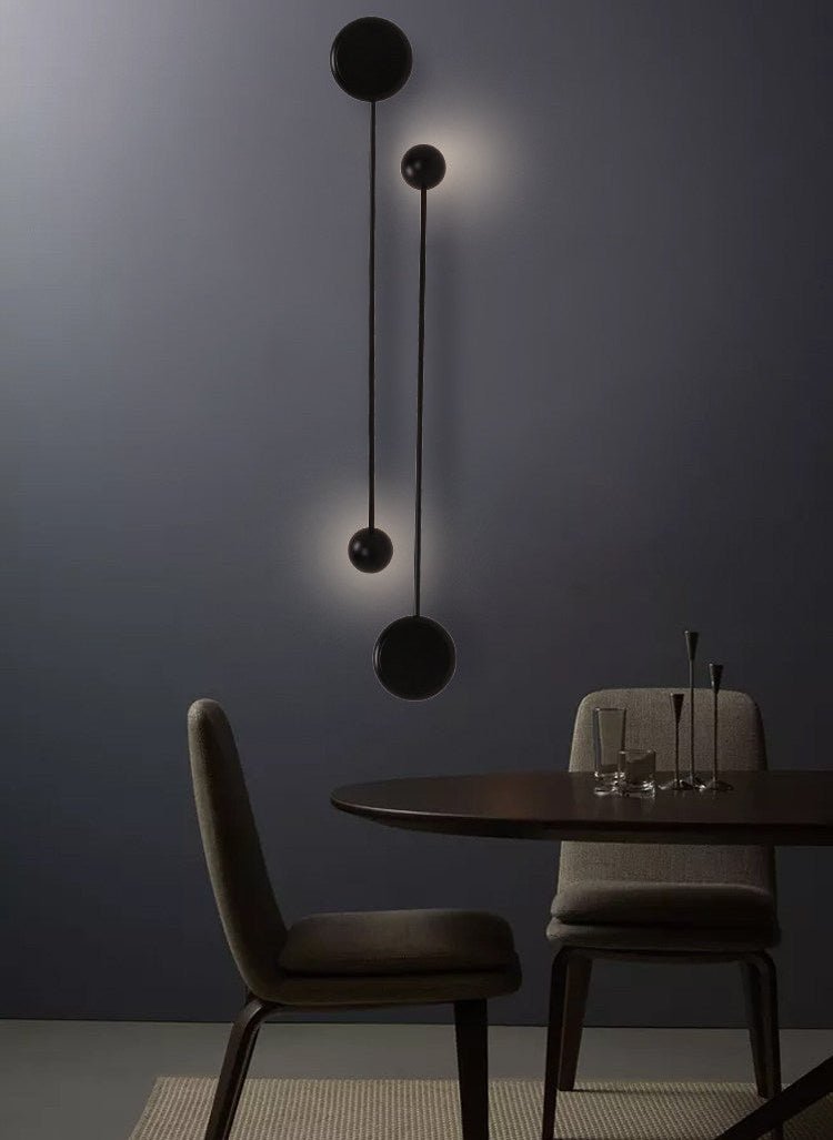 Black LED Wall Light — Wall Sconce | Maison Monashee — view 13