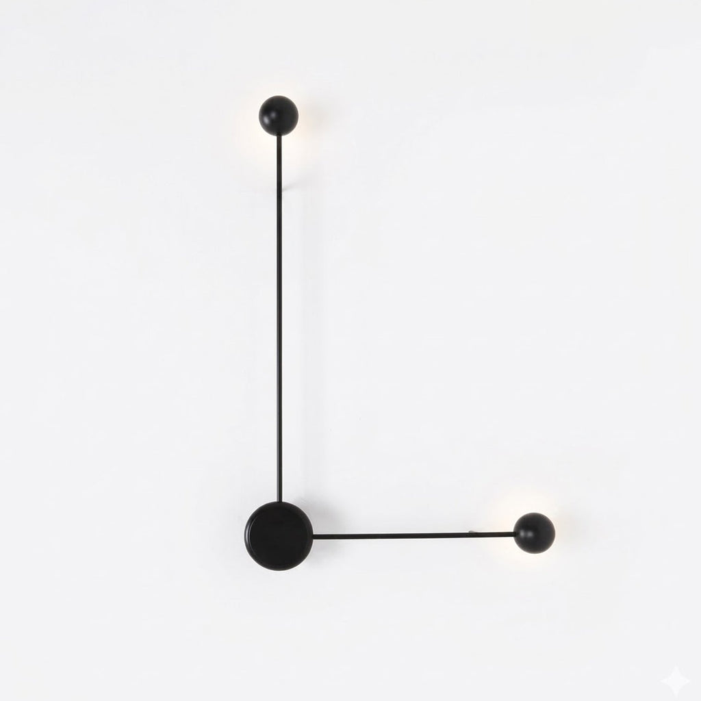 Black LED Wall Light — Wall Sconce | Maison Monashee — view 12
