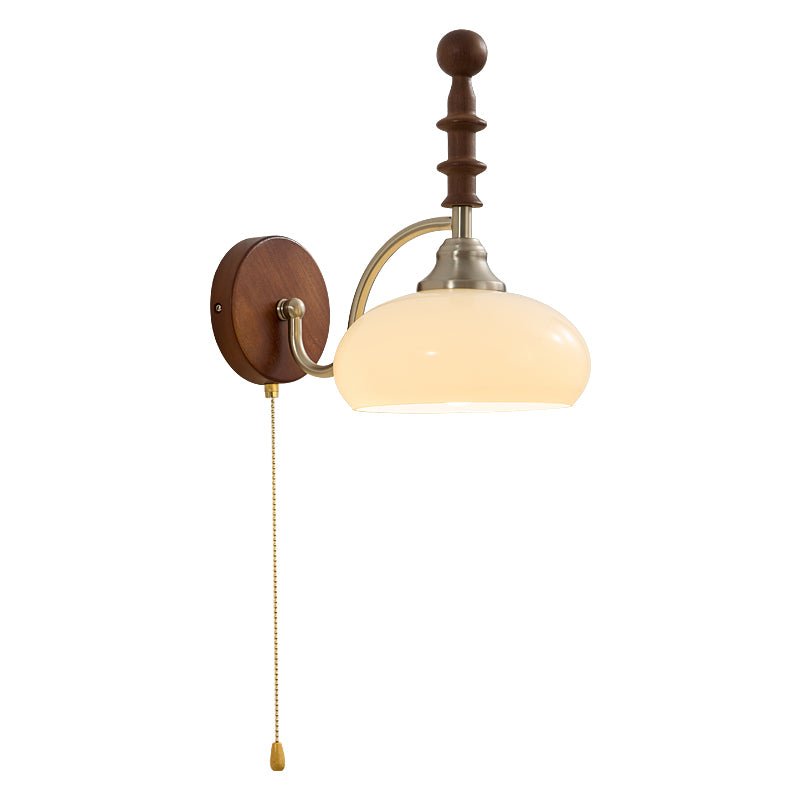 Milk Glass Sconce Vintage — Wall Sconce | Maison Monashee — view 14